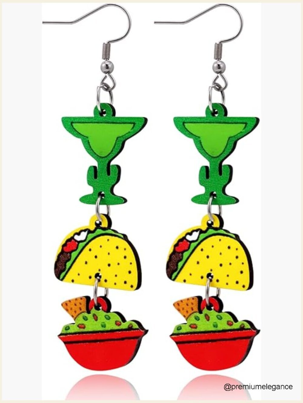 Mexican Fiesta Dangle Earrings, Cinco de Mayo Jewelry for Women